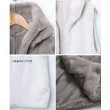 ファーベスト フード付き フーディエコファーベスト | Growing Rich | 詳細画像21