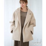 リングウールテーラードコート ショートコート レディース | Growing Rich | 詳細画像7 