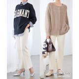 リブ編みニットフレアパンツ [240516] | Growing Rich | 詳細画像6 