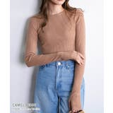 指穴クルーネックリブニット ニット レディース | Growing Rich | 詳細画像13