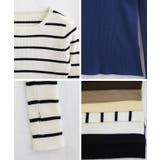 指穴クルーネックリブニット ニット レディース | Growing Rich | 詳細画像18