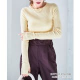 指穴クルーネックリブニット ニット レディース | Growing Rich | 詳細画像5