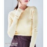 指穴クルーネックリブニット ニット レディース | Growing Rich | 詳細画像6