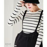 指穴クルーネックリブニット ニット レディース | Growing Rich | 詳細画像10