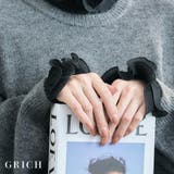 フリルつけ袖 つけ袖 オシャレ | Growing Rich | 詳細画像1 