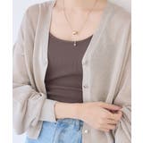 カップ付き バックオープンブラトップ キャミソール | Growing Rich | 詳細画像11