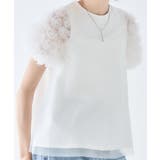 フラワーレース袖 Tシャツ レディース | Growing Rich | 詳細画像9 