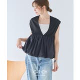 Vネック バルーン ベスト | Growing Rich | 詳細画像2