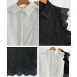 襟付き スカラップ レース | Growing Rich | 詳細画像15