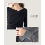 ドレープ トップス レディース | Growing Rich | 詳細画像4 