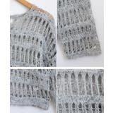 透かし編み ニット レディース | Growing Rich | 詳細画像15