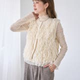 フリンジ ニットベスト レディース | Growing Rich | 詳細画像1 