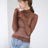 ストレッチレース シアー トップス | Growing Rich | 詳細画像1 