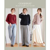 [トップス] 袖ボタン クルーネックニットトップス[250401] | Growing Rich | 詳細画像3 