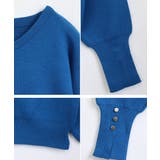 [トップス] 袖ボタン クルーネックニットトップス[250401] | Growing Rich | 詳細画像16 