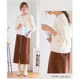 [トップス] 袖ボタン クルーネックニットトップス[250401] | Growing Rich | 詳細画像9 