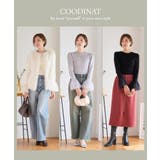 袖チュール リブニット 薄手ニット | Growing Rich | 詳細画像3