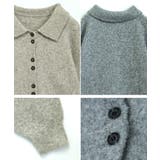 ポロニット カーディガン 襟付き | Growing Rich | 詳細画像17