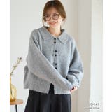 ポロニット カーディガン 襟付き | Growing Rich | 詳細画像4