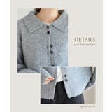 ポロニット カーディガン 襟付き | Growing Rich | 詳細画像6