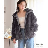 スタンドカラー ファーブルゾン[250218] | Growing Rich | 詳細画像4 