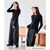 ビスチェ風ドッキング リブニット ニット | Growing Rich | 詳細画像15