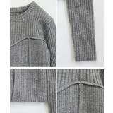 ビスチェ風ドッキング リブニット ニット | Growing Rich | 詳細画像18