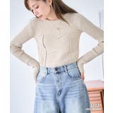 ビスチェ風ドッキング リブニット ニット | Growing Rich | 詳細画像8