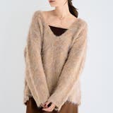 シャギーニット Vネック ニット | Growing Rich | 詳細画像1