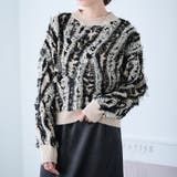 ミックス | フリンジ配色 ニット レディース | Growing Rich
