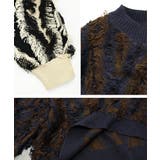 フリンジ配色 ニット レディース | Growing Rich | 詳細画像12 