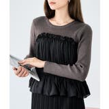 ジョーゼットシャーリングビスチェ ドッキングニットPO[250702] | Growing Rich | 詳細画像12 