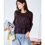 ジョーゼットシャーリングビスチェ ドッキングニットPO[250702] | Growing Rich | 詳細画像7 