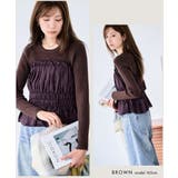 ジョーゼットシャーリングビスチェ ドッキングニットPO[250702] | Growing Rich | 詳細画像8 