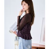 ジョーゼットシャーリングビスチェ ドッキングニットPO[250702] | Growing Rich | 詳細画像9 