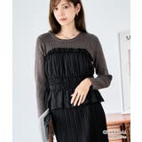 ジョーゼットシャーリングビスチェ ドッキングニットPO[250702] | Growing Rich | 詳細画像10 