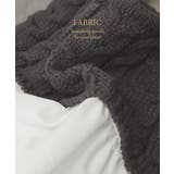 ニットドッキング キャミソール ケーブル編み | Growing Rich | 詳細画像5