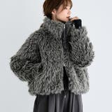ミックスシープファー スタンドブルゾン ファージャケット | Growing Rich | 詳細画像1 