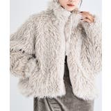 ミックスシープファー スタンドブルゾン ファージャケット | Growing Rich | 詳細画像9 