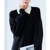 配色ポロ ニットワンピース ニット | Growing Rich | 詳細画像7 