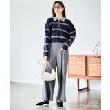 配色ポロ襟 ボーダーニット ニット | Growing Rich | 詳細画像2 