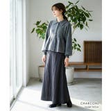 襟付き ペプラムニット 洗えるニット | Growing Rich | 詳細画像9 