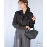 サテンボウタイブラウス[251219] | Growing Rich | 詳細画像5 