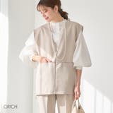 オケージョン ベスト Vネック | Growing Rich | 詳細画像1 