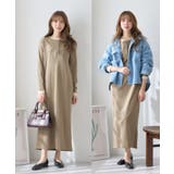 【GROWING RICH】カットリブ レイヤードヘンリーネックワンピース[26… | Growing Rich | 詳細画像11