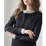 【GROWING RICH】カットリブ レイヤードヘンリーネックワンピース[26… | Growing Rich | 詳細画像4