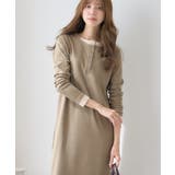 【GROWING RICH】カットリブ レイヤードヘンリーネックワンピース[26… | Growing Rich | 詳細画像10