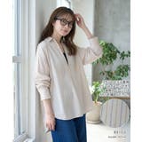 ストライプ シャツ スキッパー | Growing Rich | 詳細画像12 