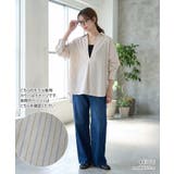 ストライプ シャツ スキッパー | Growing Rich | 詳細画像13 
