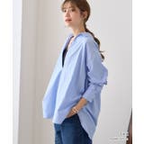 ストライプ シャツ スキッパー | Growing Rich | 詳細画像3 